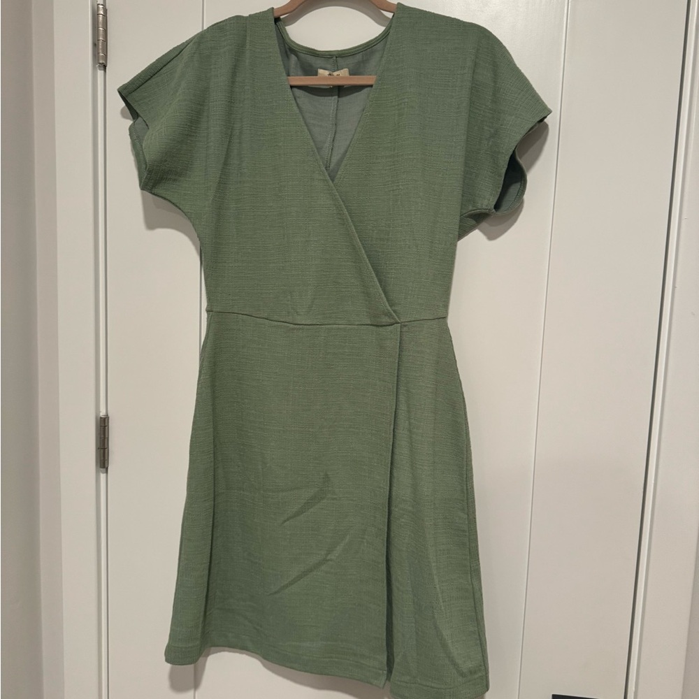 Madewell Sage Green Dress